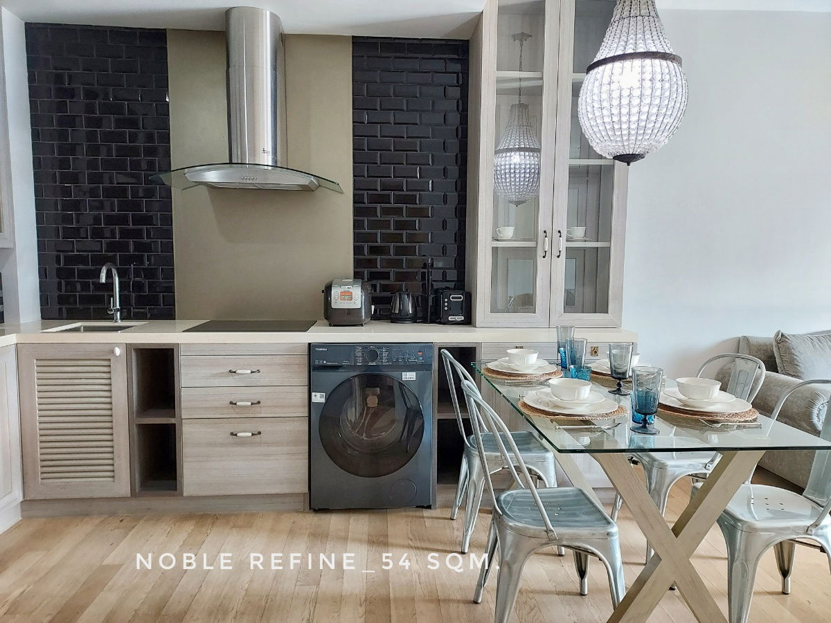 รูป 🎉For Rent-1 Bedroom at Noble Refine Sukhumvit26, Interior with modern style near to BTS Phrom phong station/Emquartier/Emporium - รูปที่ 4/17