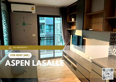 Condos for rent Mega Bangna : For rent ✨ Aspen Lasalle ✨ Fully furnished and equipped, near MRT Sri Lasalle