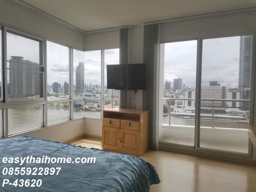 picture P-43620 Condo for rent Supalai River Place fully furnished (Confirm again when visit).  - 9/24