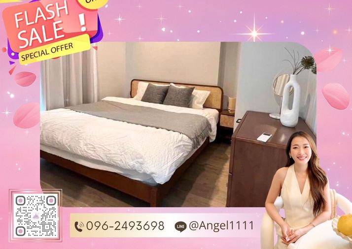 ✨🦄 Ready to move 🦄✨ The Crest Park Residences ห้องสวย✨ เฟอร์ครบจบในที่เดียว โทร 096-2493698 (TCR0005)