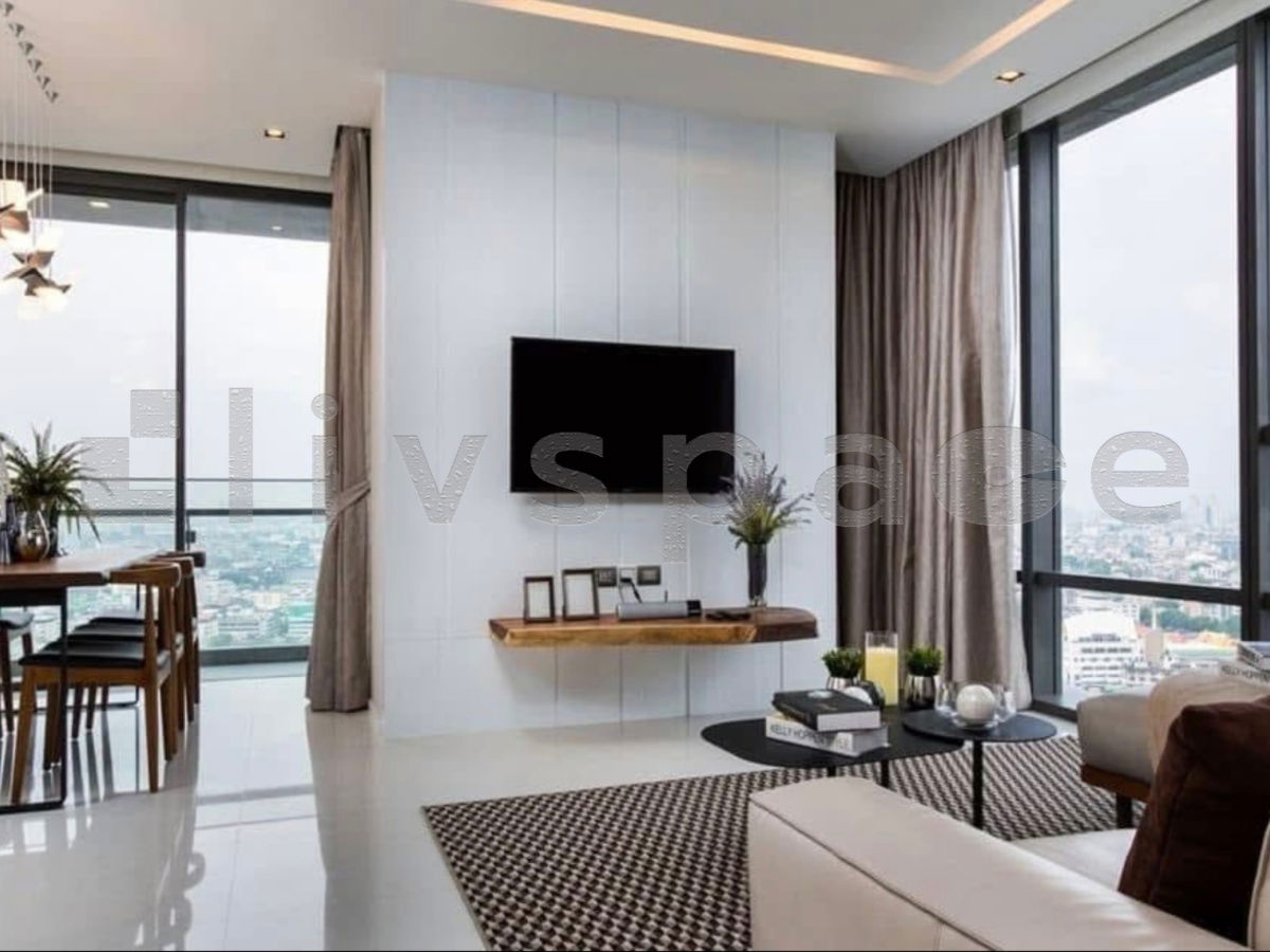picture ▚ LD272ツ For Rent The Bangkok Sathorn 2 Bed 104 Sqm Corner Unit! ⭐ Prime Luxury near BTS 90k (Negotiable) - 1/6