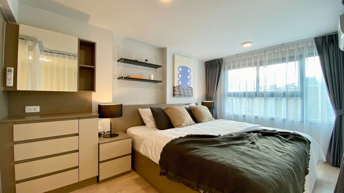 picture WS5984 🍀 IDEO Rama 9-Asoke 🚄 MRT Rama 9 only 450 meters, rent only 45,000 baht/month - 1/18