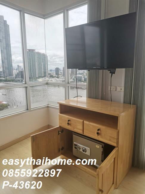 picture P-43620 Condo for rent Supalai River Place fully furnished (Confirm again when visit).  - 10/24