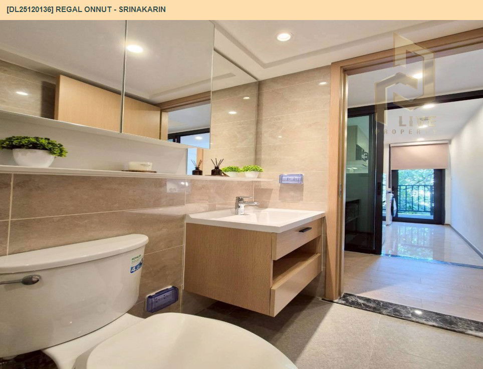 รูป DL25120136 ให้เช่าคอนโด รีเกิล อ่อนนุช - ศรีนครินทร์ (Regal Onnut - Srinakarin) ใกล้ - พร้อมเข้าอยู่ โทรด่วน 0800343450 LineID @655ebbvc - รูปที่ 10/10