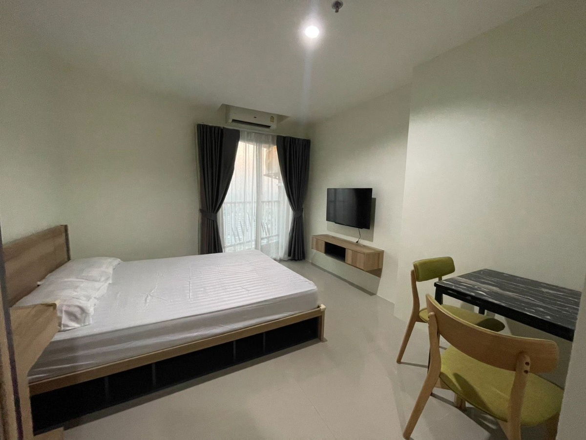 รูป ให้เช่าห้องคอนโดอัสสกาญจน์ เพลส ศรีนครินทร์ ขนาด 23 ตร.ม. ห้องตกแต่งครบ สวย ทันสมัยใกล้แอร์พอร์ตลิ้งค์สถานีหัวหมาก - รูปที่ 3/11