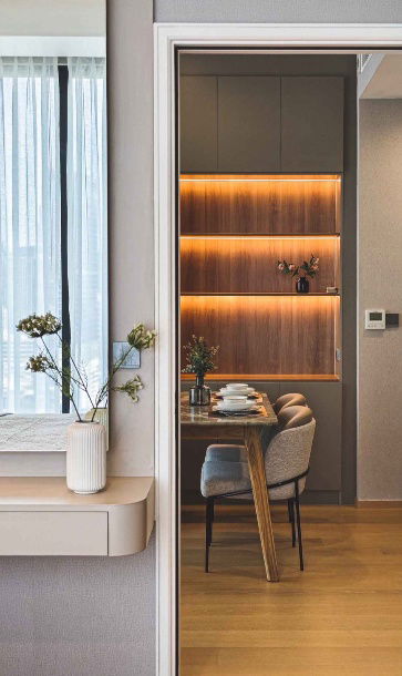 รูป Anil Sathorn 12 คอนโด  เฟอร์นิเจอร์ครบพร้อมอยู่  ห้องมุมแปลนสวย - รูปที่ 5/6