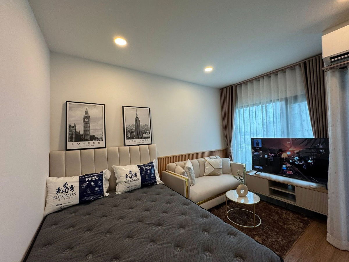 picture For rent 🔥 The Livin Ramkhamhaeng 🔥 Fully furnished and equipped, near MRT Lam Sali - 2/7