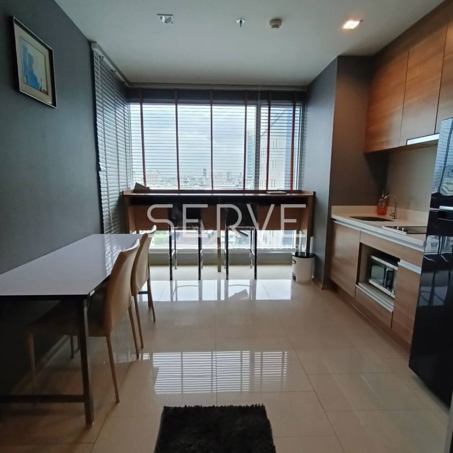 picture 1 Bed Large Room City View Fully furnished Good Location Close To MRT Huai Khwang 50 m. @  Rhythm Ratchada - Huai Khwang  - 9/10
