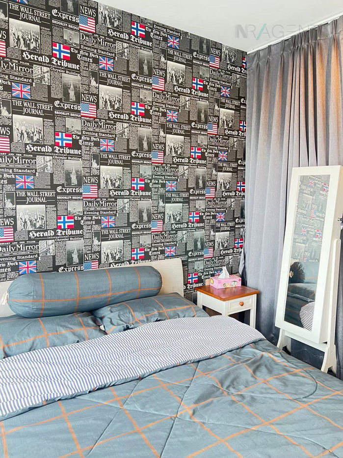 picture 📌 For Rent Condo THE BASE PARK WEST SUKHUMVIT 77 Building 1, Floor 7,1 bed room, Room size 27 sqm - 5/8