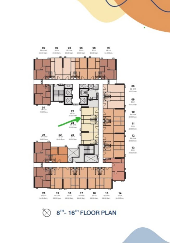 รูป ขายดาวน์ไม่บวก ห้อง1Bed Duo วิวสวน ชั้น10  - รูปที่ 3/6