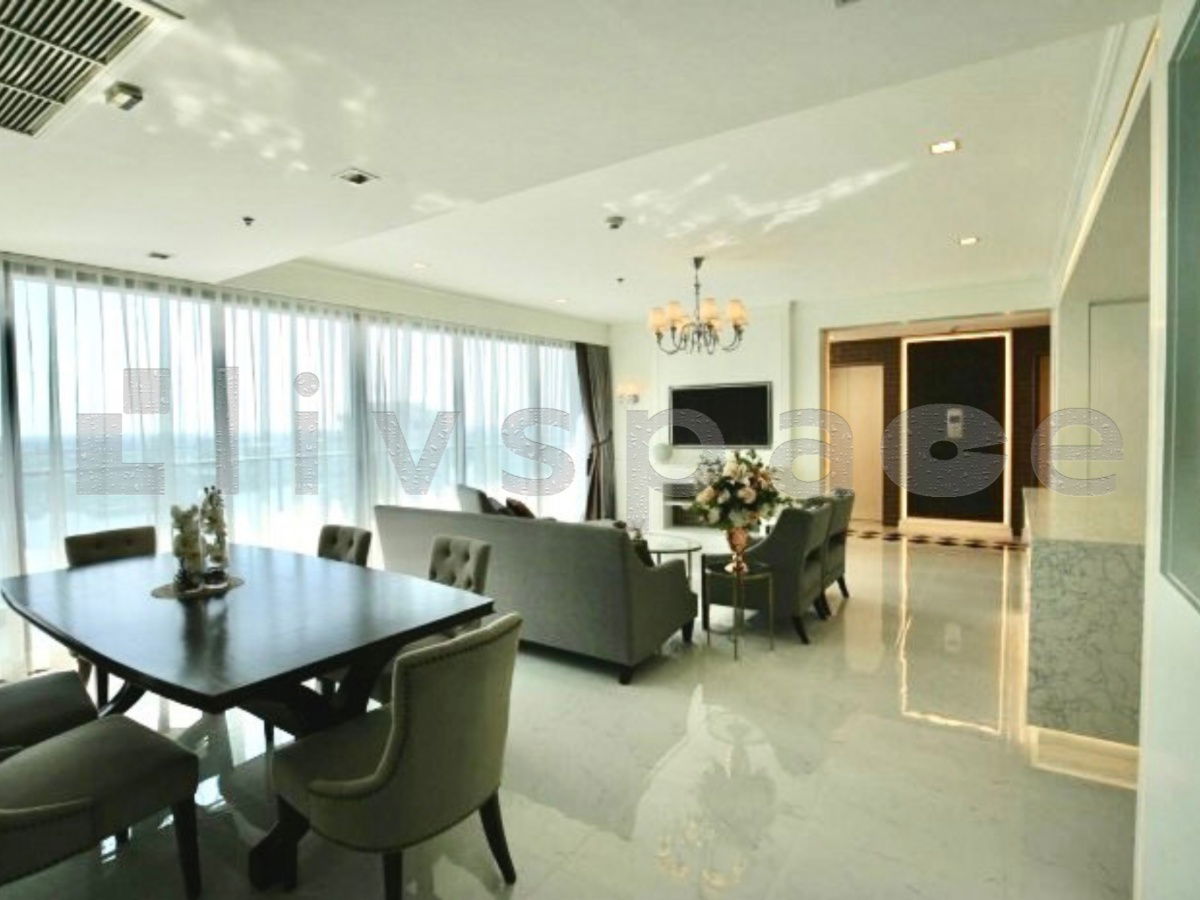 รูป ▚ LD257ツ สำหรับเช่า Star View (พระราม 3) 3 ห้องนอน 160 ตร.ม.!! ⭐ วิวแม่น้ำเต็มๆ ลิฟท์ส่วนตัว [Rare Unit]  - รูปที่ 3/11