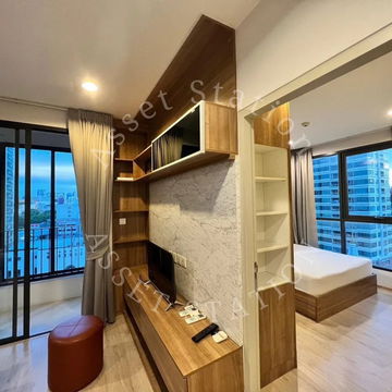 ⭐IDEO Q Ratchathewi, modern style room, central location🏢🚝