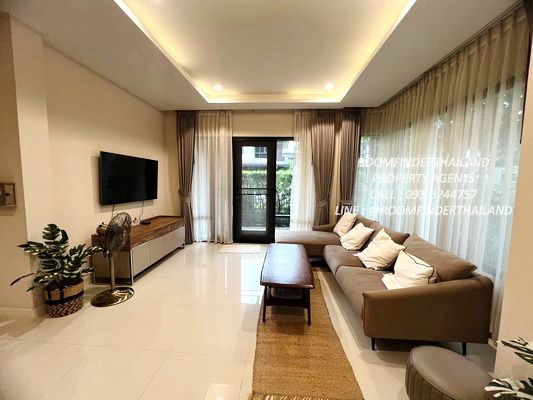 รูป [ให้เช่า] หมู่บ้าน เศรษฐสิริ วัชรพล / 3 ห้องนอน 3 ห้องน้ำ / 54 ตรว. 175 ตรม. **43,000** บ้านเดี่ยวตกแต่งสวย ใกล้ทางด่วนฉลองรัช - รูปที่ 2/15