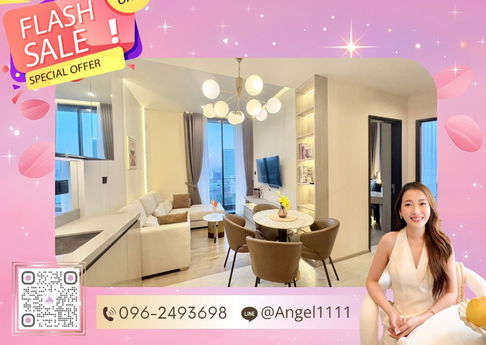 ✨🦄 Ready to move 🦄✨ The Crest Park Residences ห้องสวย✨ วิวฝั่ง central ladprao เฟอร์ครบจบในที่เดียว โทร 096-2493698 (TCR0073)