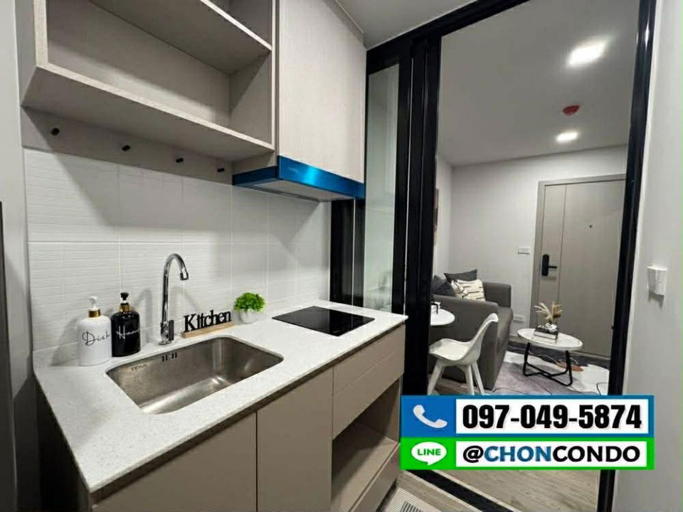 รูป Kave Coco บางแสน ชั้น5  ---------ห้องใหม่+ตกแต่งสวย--------Tel 097-049-5874 (Line: @choncondo มี@ด้วย) - รูปที่ 12/22