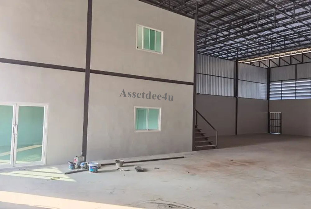 รูป AW518 โกดังบางปู ให้เช่าโกดังพร้อมออฟฟิศ พื้นที่รวม 500 ตรม. เทศบาลบางปู97 รถใหญ่เข้าออกได้ - รูปที่ 2/10