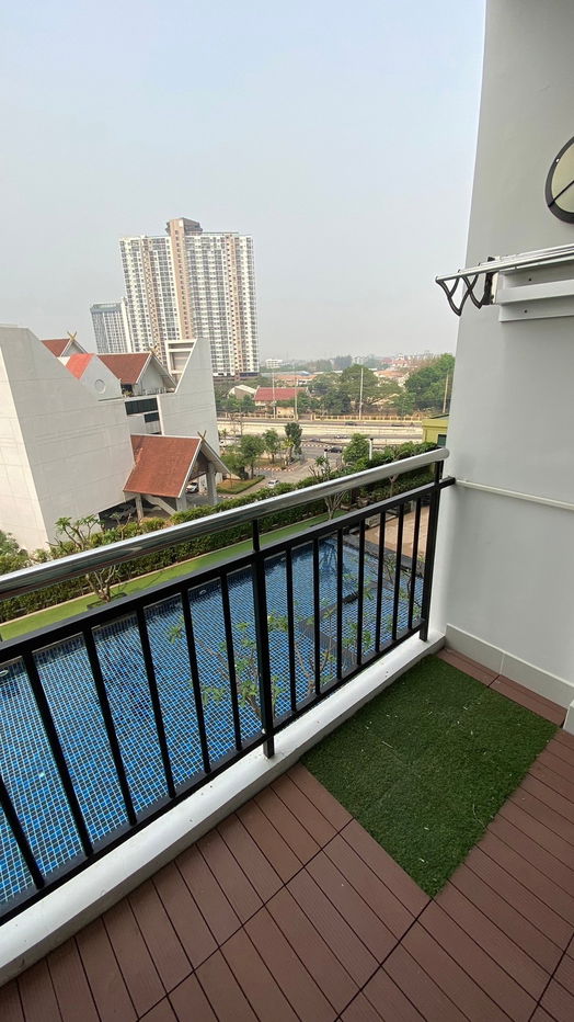 รูป 1-Bedroom, 46 sqm, fully furnished condo with pool view for rent. - รูปที่ 10/16