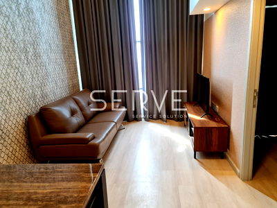 คอนโดให้เช่า : 🔥35K🔥 - ดูเพล็กซ์ 1 นอน 1 ทำงาน 1 ห้องนั่งเล่น 44 ตร.ม. ชั้นสูง 25+ ใกล้ BTS ช่องนนทรี 600 ม. ที่คอนโด Knightsbridge Prime Sathorn / ให้เช่าคอนโด