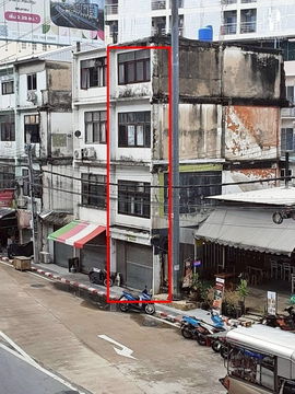 ขายตึกแถว/อาคารพาณิชย์ 3.5 ชั้น ใกล้ ม.ศรีปทุม บางเขน ติดรถไฟฟ้า สถานีบางบัว