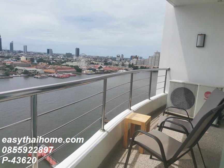 picture P-43620 Condo for rent Supalai River Place fully furnished (Confirm again when visit).  - 18/24