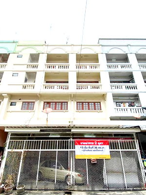 อาคารพาณิชย์ ตะวันนา : 📍ปล่อยต่อ กำไรตั้งแต่ซื้อ อาคารพาณิชย์ 4.5 ชั้น 2 คูหา หมู่บ้าน สินธร แฮปปี้แลนด์ เพียง 6.1 ล้าน