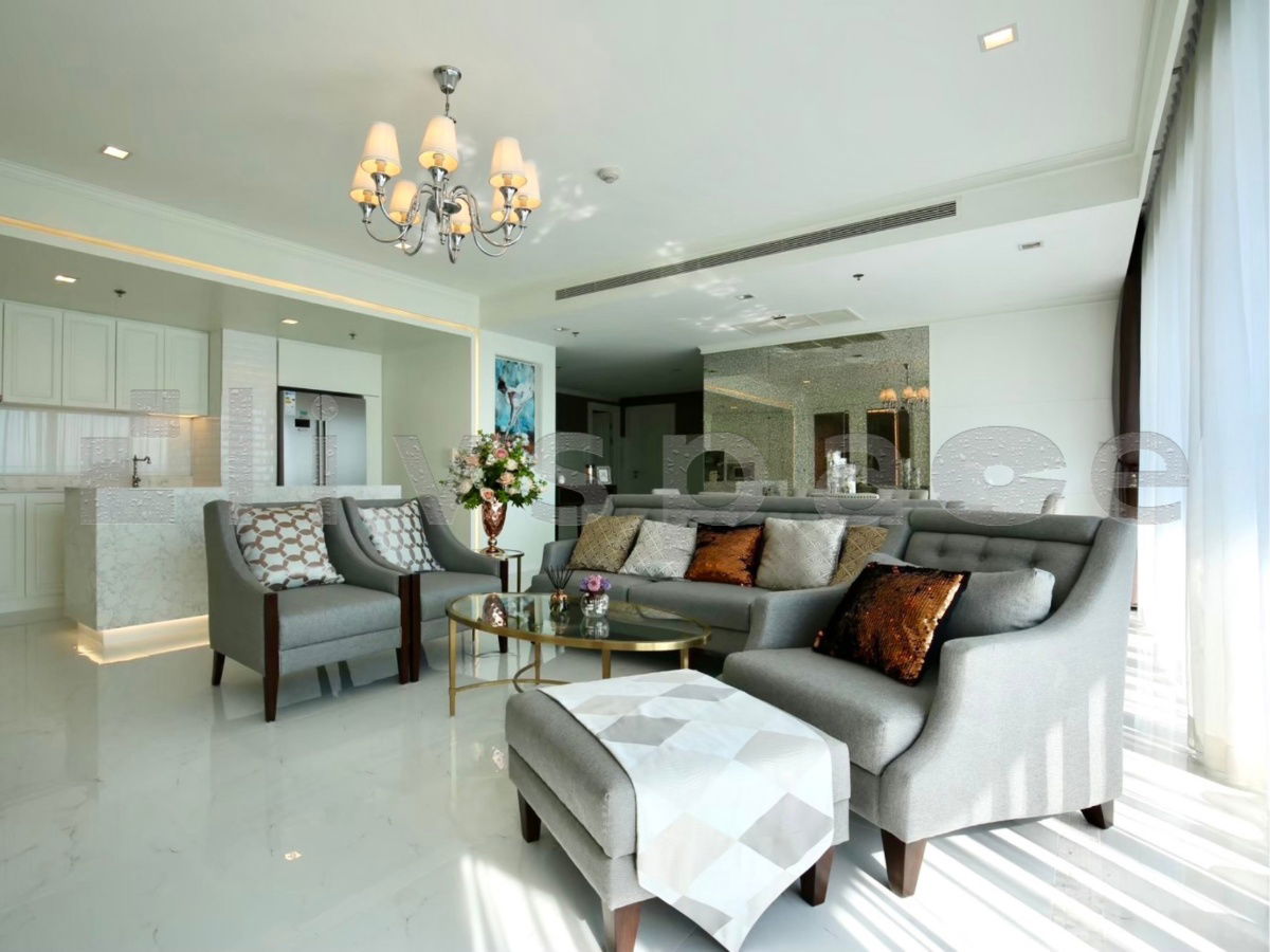 รูป ▚ LD257ツ สำหรับเช่า Star View (พระราม 3) 3 ห้องนอน 160 ตร.ม.!! ⭐ วิวแม่น้ำเต็มๆ ลิฟท์ส่วนตัว [Rare Unit]  - รูปที่ 1/11