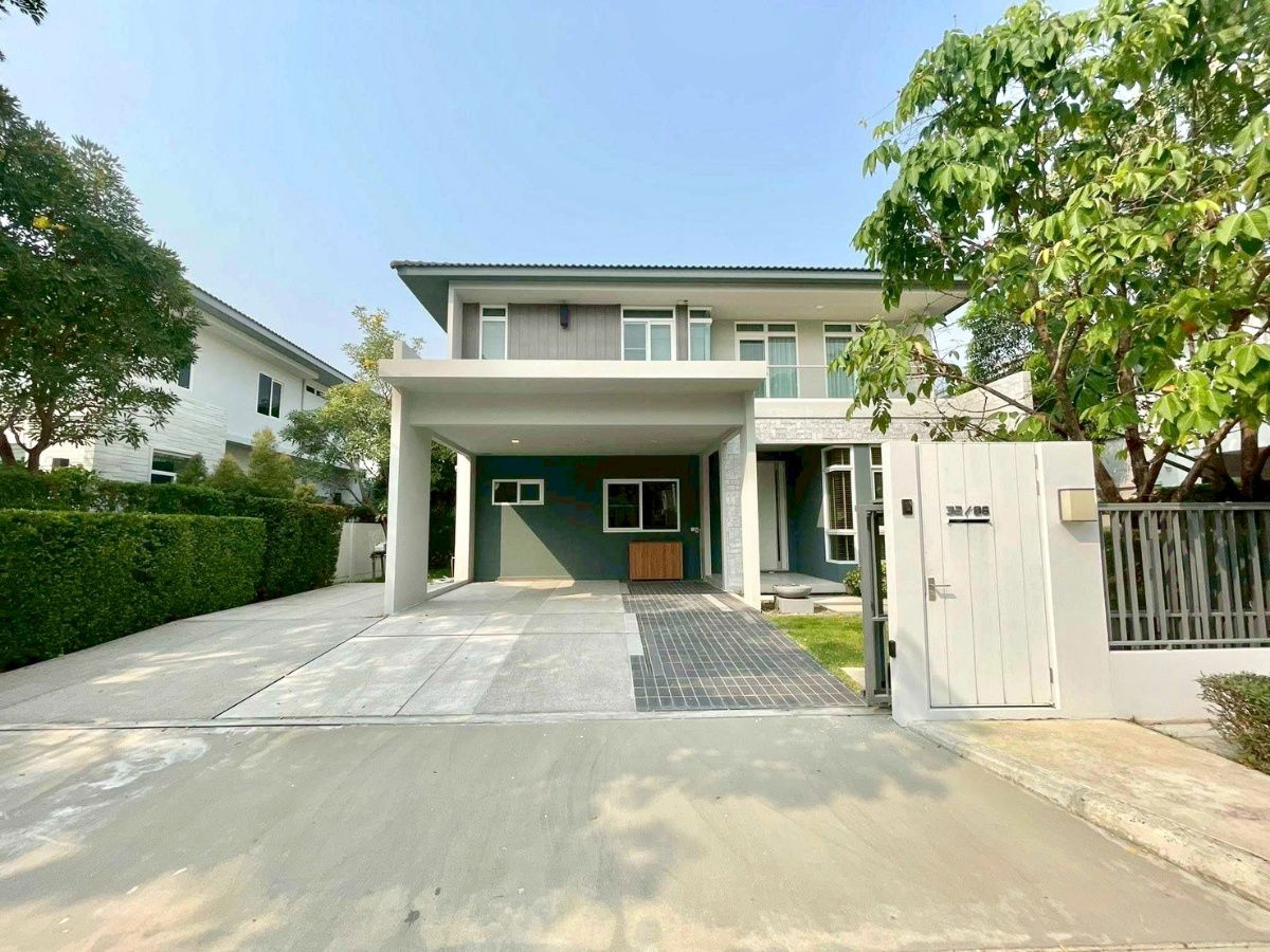 picture Single House Mantana Bangna – Wongwaen | 4 Bedrooms 5 Bathrooms, have Maid’s Room | Near ICS & Concordian International School - 24/24