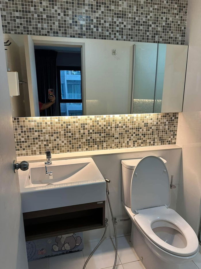 รูป ให้เช่า ✨ Aspen Lasalle ✨ เฟอร์นิเจอร์ และ เครื่องใช้ไฟฟ้าครบ ใกล้ MRT ศรีลาซาล - รูปที่ 8/11