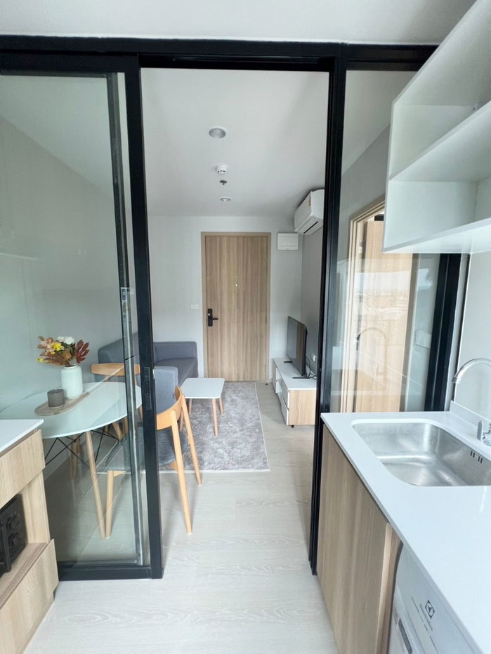 รูป ให้เช่า นิว คอนเน็กซ์ คอนโด ดอนเมือง ตึก C 25 ตร.ม.ห้องใหม่ เฟอร์ครบ มีเครื่องซักผ้า ใกล้สนามบิน (TR1216) - รูปที่ 7/10