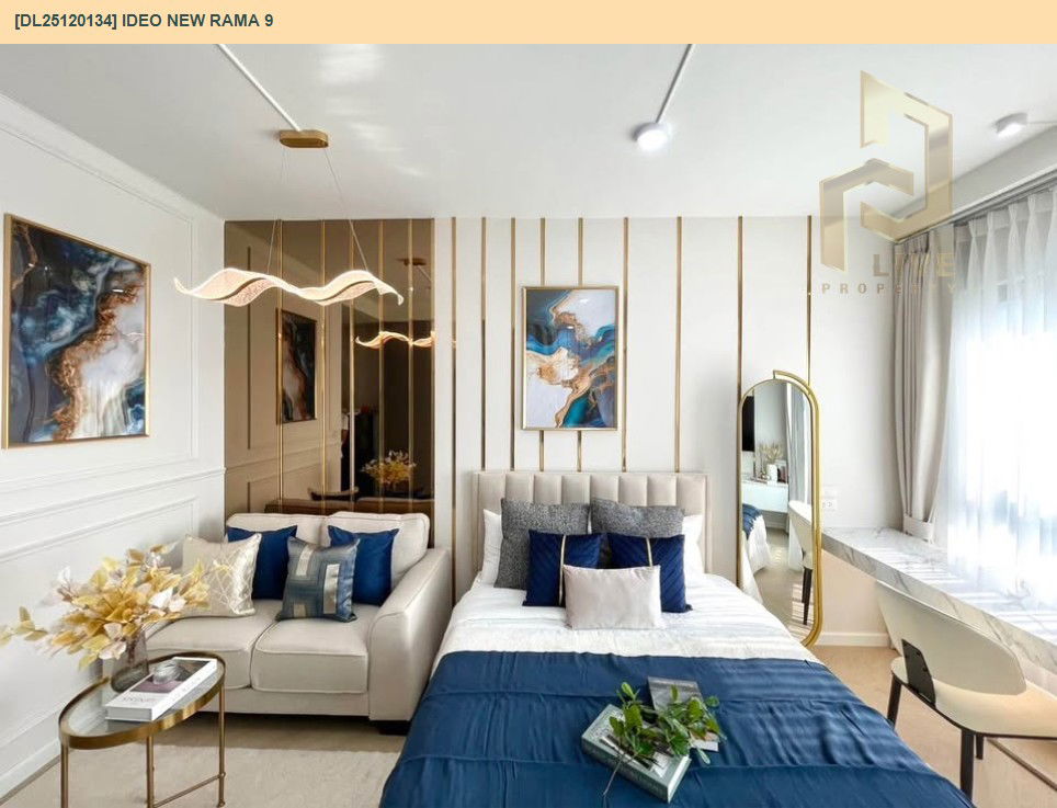 picture DL25120134 Condo for rent, IDEO New Rama 9  near MRT พระราม 9, ready to move in, call urgently 0638692663 LineID @655ebbvc - 4/10