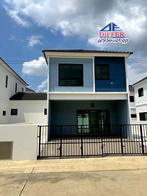 เช่าบ้านแฝด นิคมบางพลี : svs300 ให้เช่า The Connect บางนา - ศรีวารี (2) บ้านแฝด ติดถนนใหญ่ ศรีวารี ใกล้สุวรรณภูมิ  ทำเลทองติดถนนใหญ่ ใกล้สนามบินสุวรรณภูมิ