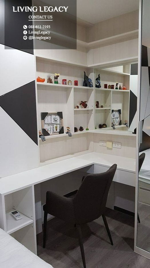 รูป T6QAEO ให้เช่าคอนโด Rich Park @ Triple Station 28 ตร.ม. ชั้น 29 line id : @livinglegacy - รูปที่ 7/9