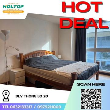 #R8023 🎉 041268 ให้เช่าคอนโด DLV Thong Lo 20 