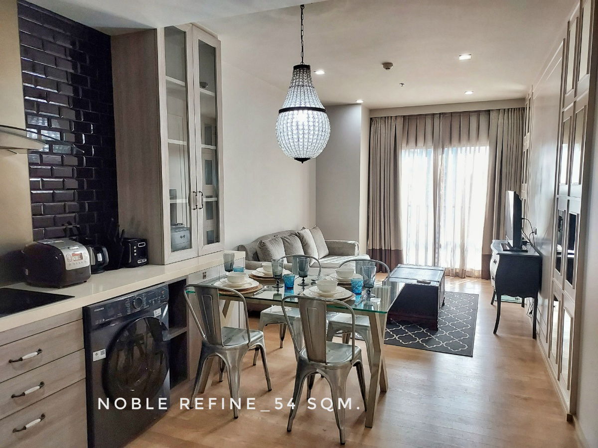 รูป 🎉For Rent-1 Bedroom at Noble Refine Sukhumvit26, Interior with modern style near to BTS Phrom phong station/Emquartier/Emporium - รูปที่ 7/17