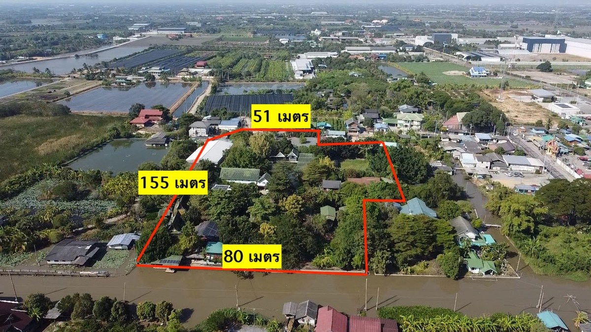 รูป ขายที่ดิน ติดแม่น้ำบางใหญ่ 8-2-13.5 ไร่ เหมาะทำ Wellness - รูปที่ 1/12