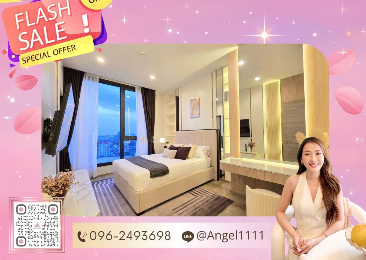 รูป ✨🦄 Ready to move 🦄✨ The Crest Park Residences ห้องสวย✨ ครัวปิด ห้องนั่งเล่นกว้าง เฟอร์ครบจบในที่เดียว โทร 096-2493698 (TCR0286) - รูปที่ 1/19