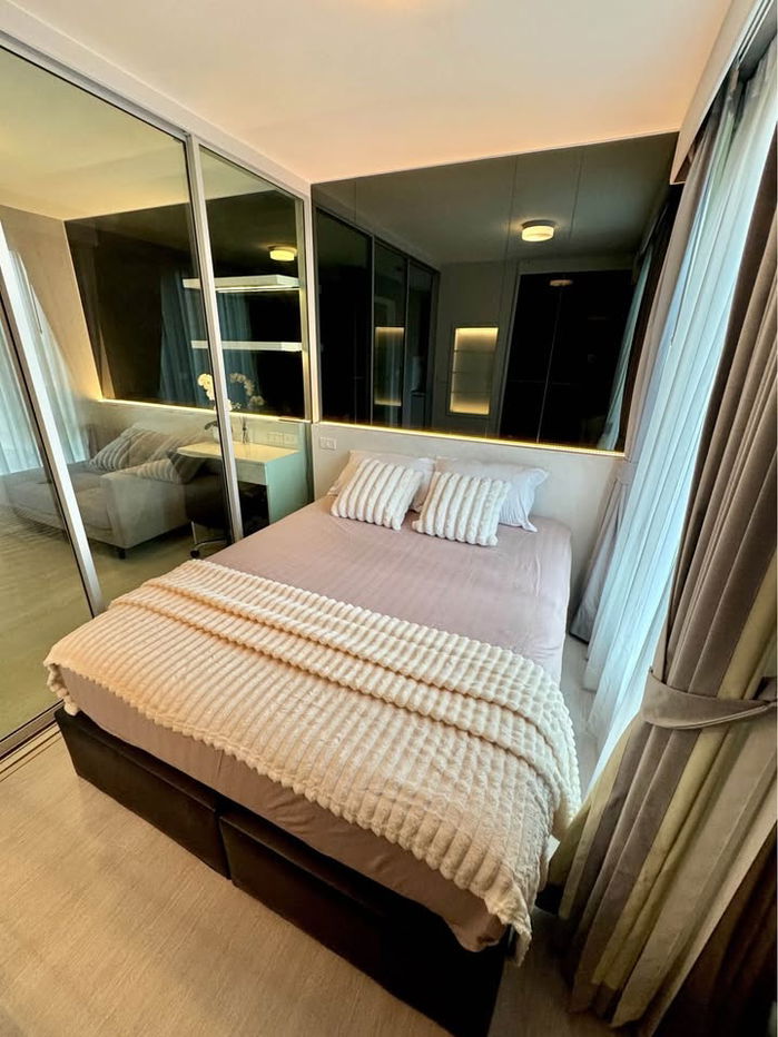 รูป ให้เช่า พลัม คอนโด ราม 60 อินเตอร์เชนจ์ มีเฟอร์นิเจอร์+เครื่องใช้ไฟฟ้าครบ - รูปที่ 1/13