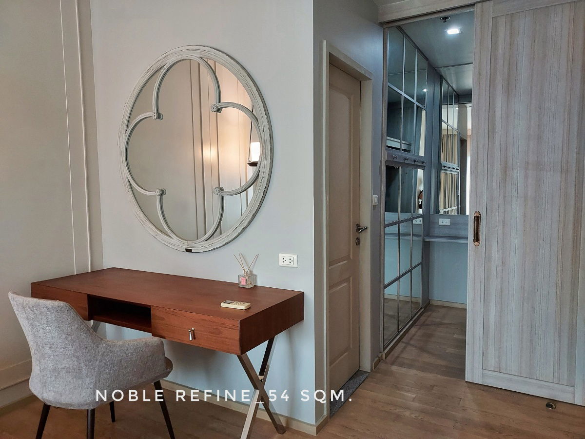 รูป 🎉For Rent-1 Bedroom at Noble Refine Sukhumvit26, Interior with modern style near to BTS Phrom phong station/Emquartier/Emporium - รูปที่ 12/17