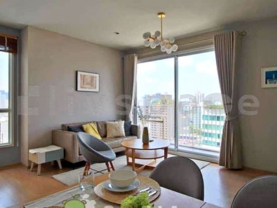 คอนโดให้เช่า : ▚ LD259ツ ให้เช่า: HQ by Sansiri Thonglor 1BR 58sqm. 40K ✨ ห้องมุม รีโนเวทใหม่ วิวโล่ง ราคาถูกที่สุดในตลาด (ปกติ 50K+) 🏙️