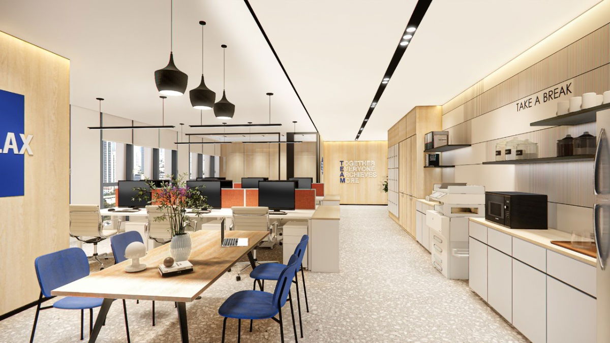 picture Office Space V ONE Tower 88-299sqm For RENT Near MRT PhraRam 9 Central Rama 9 - 4/8