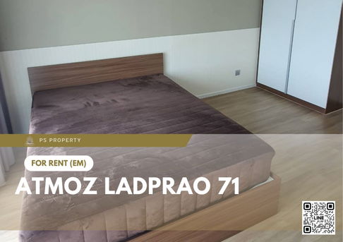For rent ✨ Atmoz Ladprao 71 ✨ 2 bedrooms, fully furnished and equipped, near BTS Chokchai 4