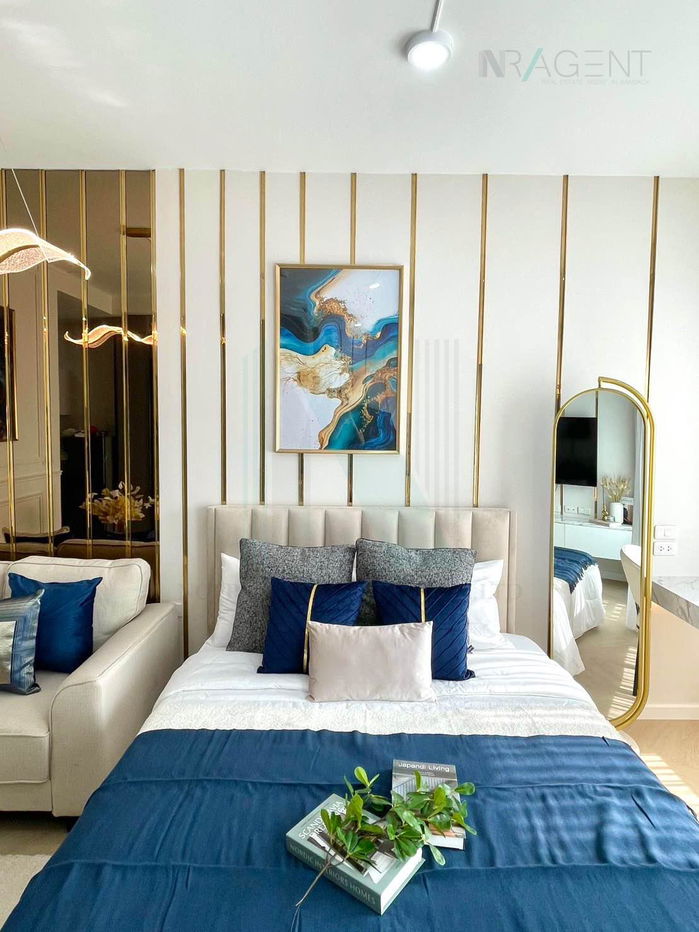 picture ðĐ For Rent Condo IDEO NEW RAMA 9 Building 1, Floor 5,Studio, Room size 26 sqm - 6/8