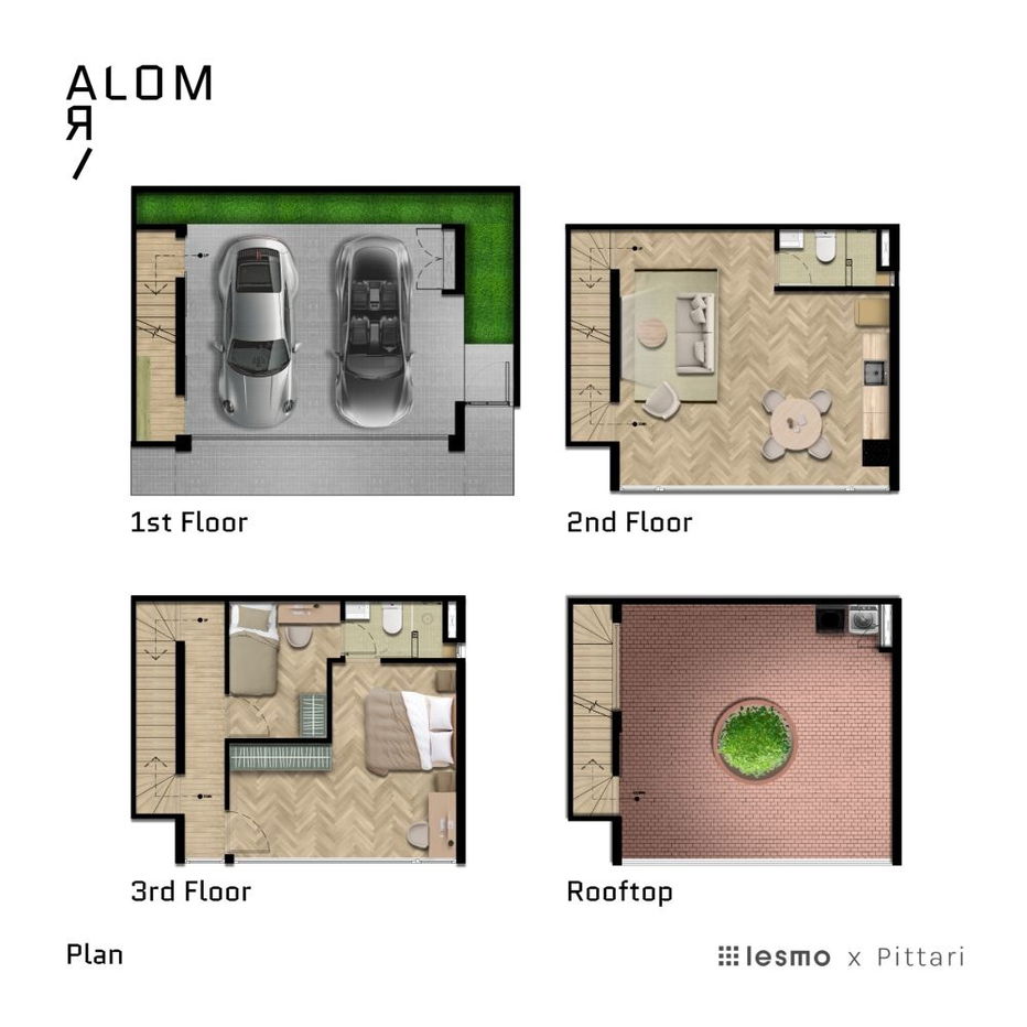 รูป ขายบ้านเดี่ยวอาลม อารีย์ - ALOM ARI 3 ชั้น + Rooftop เป็นส่วนตัว พิเศษเพียง 8 ครอบครัว ทำเลดี ใจกลางอารีย์ ใกล้ BTS อารีย์เพียง 3 นาที - รูปที่ 16/16