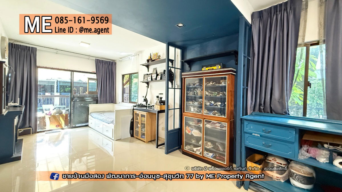 รูป ขาย ทาวน์เฮ้าส์ พฤกษาวิลล์ 73 พัฒนาการ 38 หลังมุม ตกแต่งสวย ใกล้เอกมัย - ทองหล่อ – สุขุมวิท โทร 064-954-9619 (TA71-24) - รูปที่ 5/15