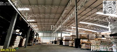 โรงงาน กระทุ่มแบน สมุทรสาคร :  ขายโรงงาน 6 ไร่ ผลิตและเก็บของได้เต็มที่ เดินทางสุดสะดวก ใกล้ทั้ง สาย 5 และเพชรเกษม - KK2618S