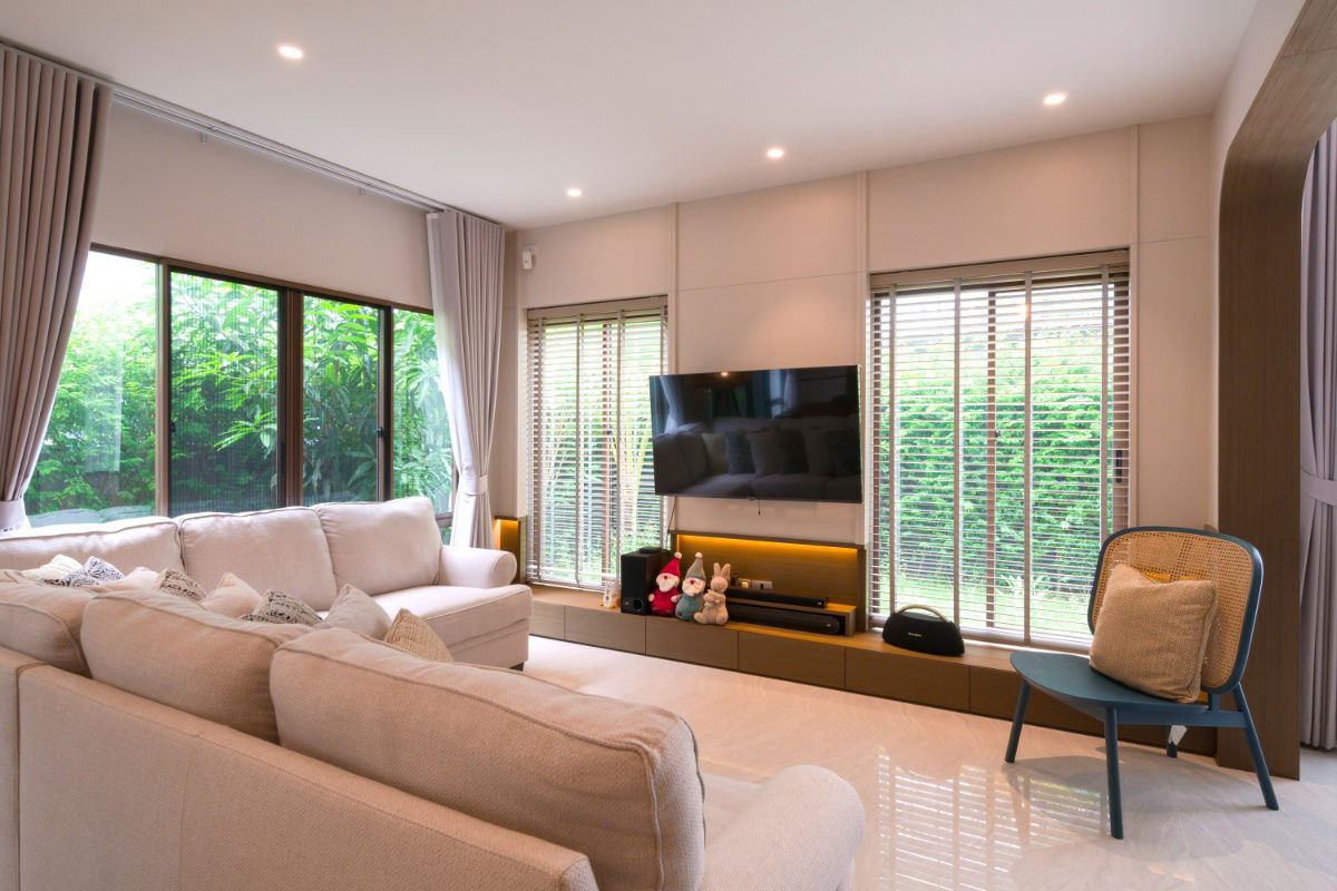 รูป ขายบ้านเดี่ยวบุราสิริ วัชรพล เฟส 2 บ้านใหม่มาก พื้นที่ 101.40 ตร.ว. เฟอร์นิเจอร์และเครื่องใช้ไฟฟ้าครบ พร้อมเข้าอยู่ - รูปที่ 11/28