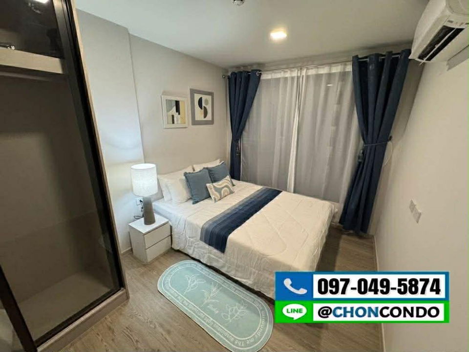 รูป Kave Coco บางแสน ชั้น5  ---------ห้องใหม่+ตกแต่งสวย--------Tel 097-049-5874 (Line: @choncondo มี@ด้วย) - รูปที่ 9/22