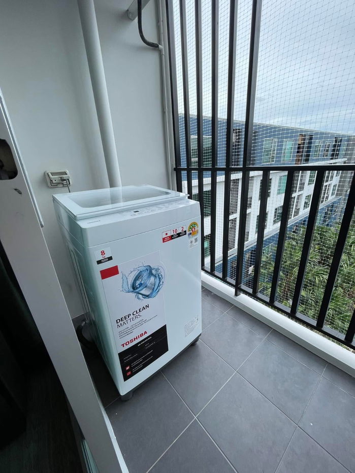 รูป ให้เช่าHappy Condo Donmuang The Terminal ตึก E ชั้น8 เฟอร์ครบ พร้อมเครื่องซักผ้า - รูปที่ 5/5