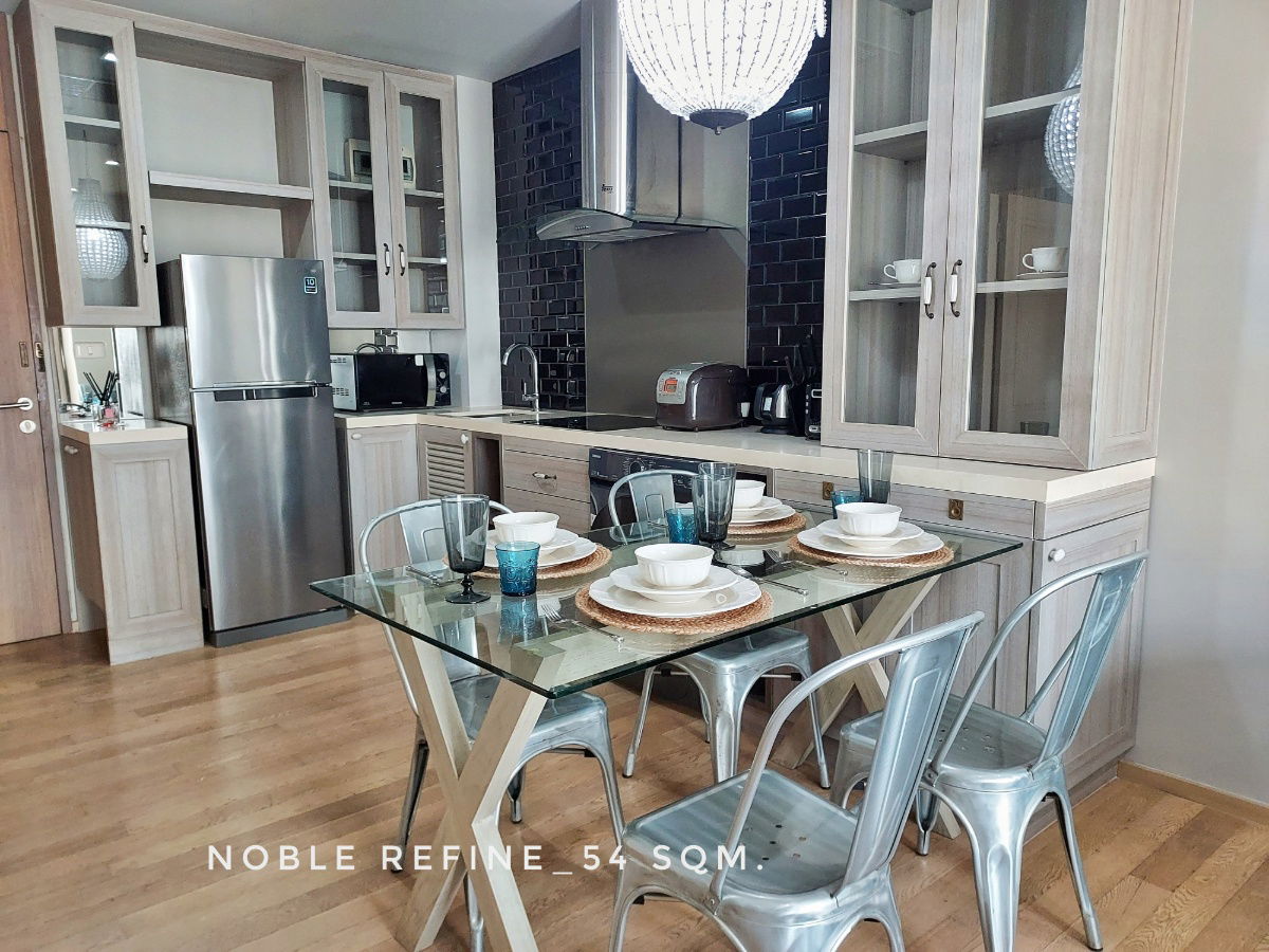 รูป 🎉For Rent-1 Bedroom at Noble Refine Sukhumvit26, Interior with modern style near to BTS Phrom phong station/Emquartier/Emporium - รูปที่ 5/17