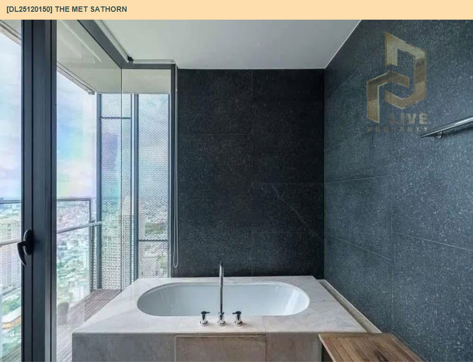 รูป DL25120150 ให้เช่าคอนโด เดอะ เม็ท สาทร (The Met Sathorn) ใกล้ BTS ช่องนนทรี พร้อมเข้าอยู่ โทรด่วน 0653619502 LineID @534wlwof - รูปที่ 19/21
